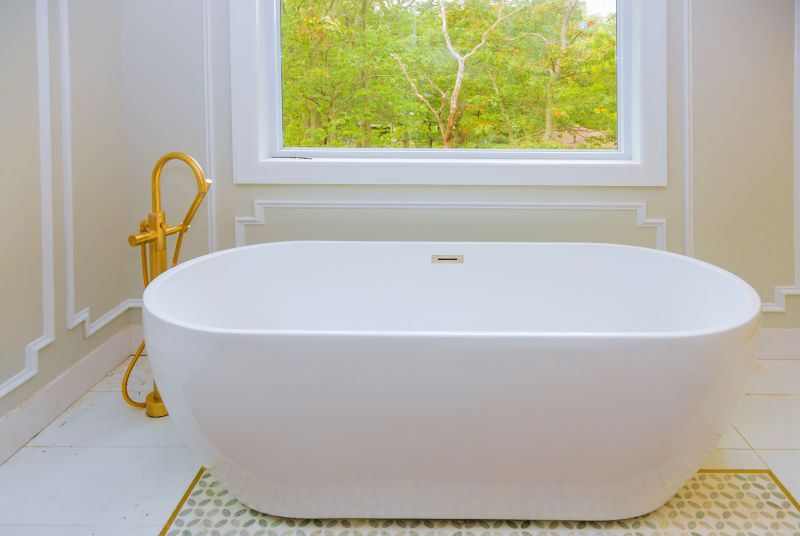 Freestanding Tub Installation in South Portland, ME